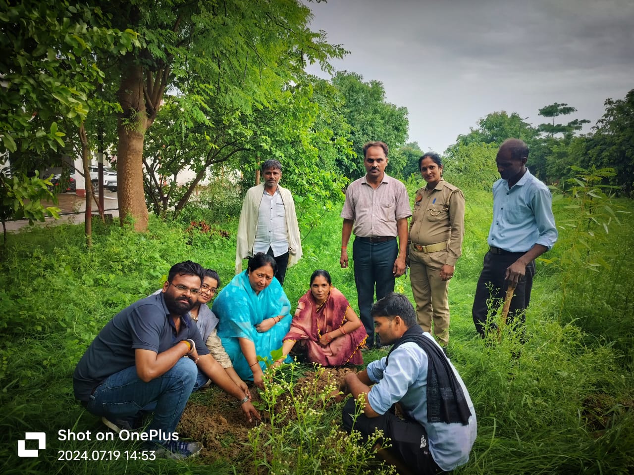 Plantation at BSBA Auraiya on 20 July 2024